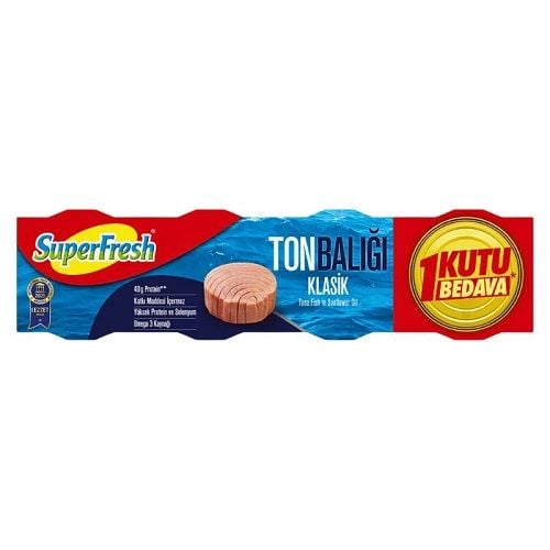 SÜPERFRESH TON 4*75GR KLASİK (3+1) 1*8