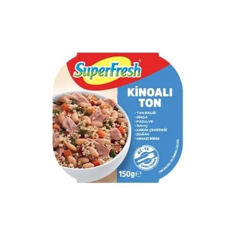 SÜPERFRESH TON 150GR KİNOALI SALATA 1*6