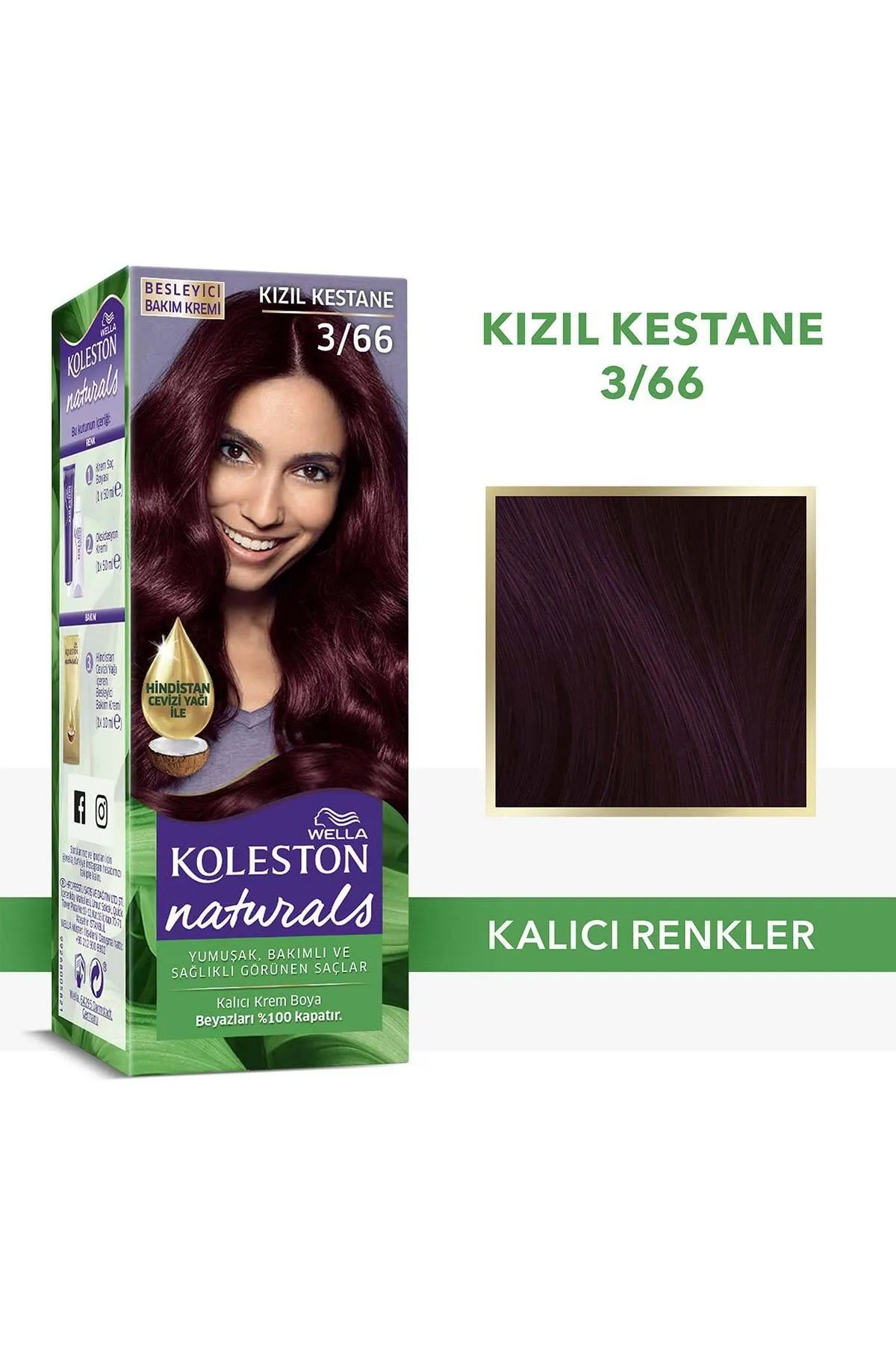 KOLESTON NATURALS 3/66 KIZIL KESTANE 1*24