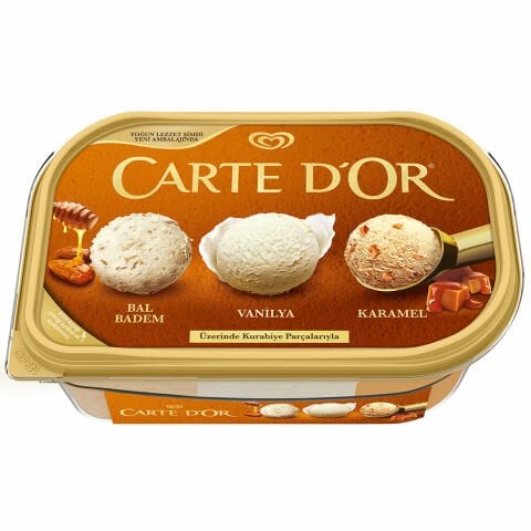 ALGİDA CARTE D'OR  CL.850ML BAL BADEM&VAN&KRML 1*6