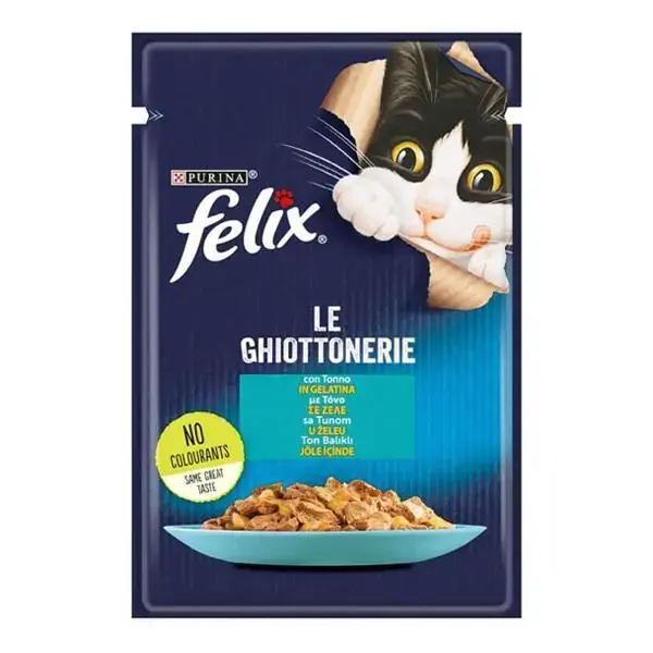 KEDİ M.FELİX 85GR TON BALIKLI POŞET YETİŞKİN 1*26