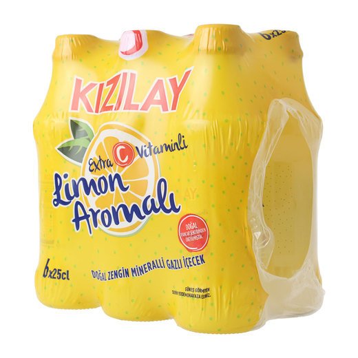 TÜRKKIZILAYI 6'LI MADEN SUYU LİMON EKS.C VİT.6*200ML 1*4