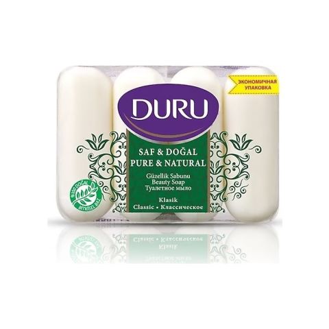 DURU SABUN 4*70GR SAF&DOĞAL KLASİK 280GR 1*24