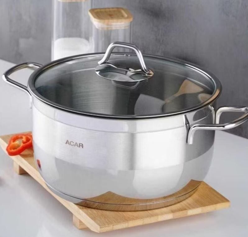 ACAR KARAT DERİN TENCERE 24CM 016463/4 1*4 ÇELİK