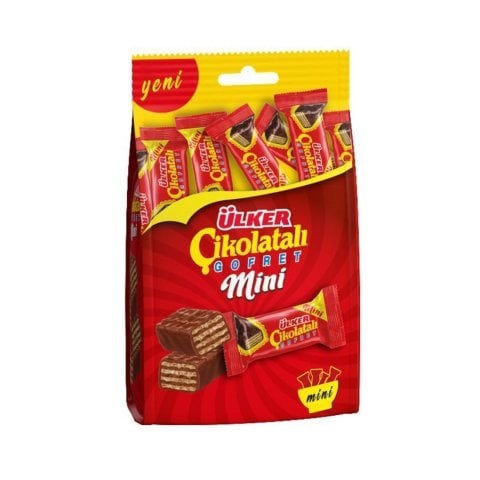 ÜLKER C.MİNİ ÇİKOLATALI GOFRET 82GR ÇOKLU PAKET 1363-04 1*10
