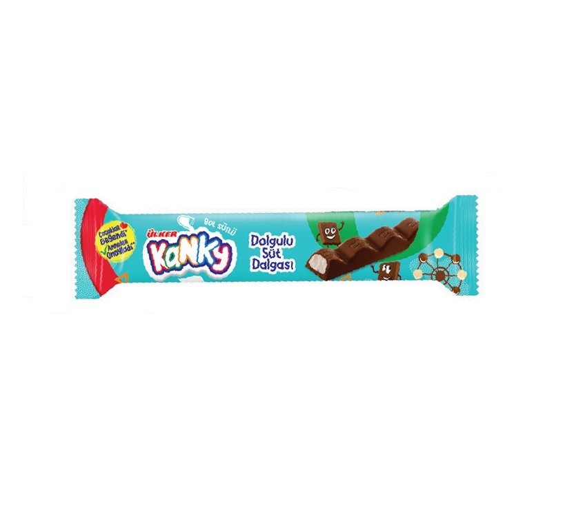 ÜLKERXXXX C.KANKY SÜT DALGASI FİNGER ÇİKOLATA 13GR 1166-06 1*18*6