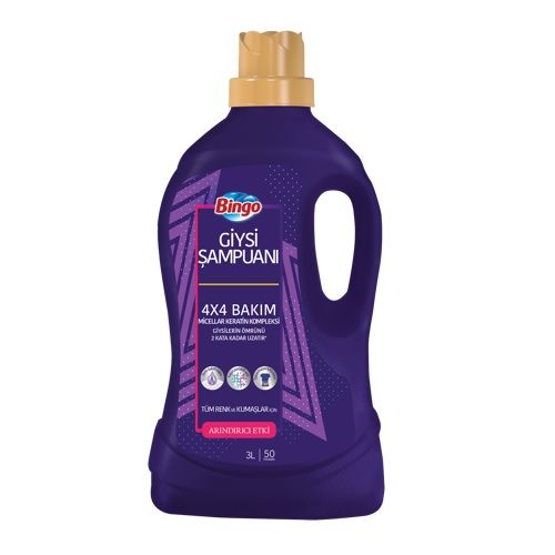 BİNGO S.GİYSİ ŞAMP.3L ARINDIRICI ETKİ TÜM RENKLER 1*6