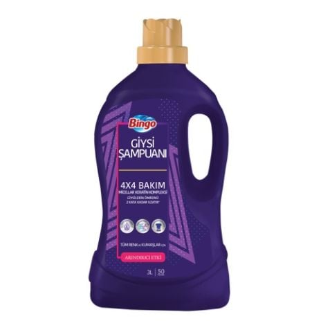 BİNGO S.GİYSİ ŞAMP.3L ARINDIRICI ETKİ TÜM RENKLER 1*6