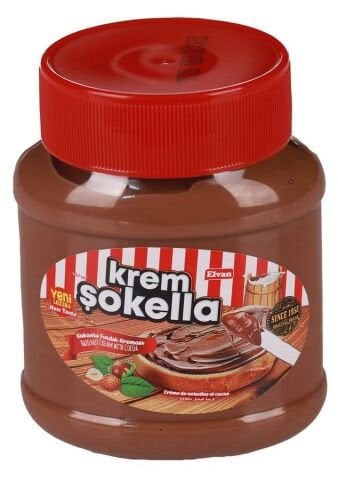 ELVAN KREM ŞOKELLA PET KAV. 350GR 1*12