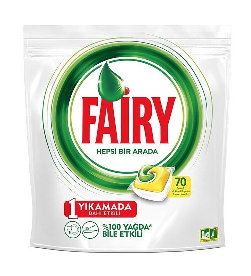 FAİRY KAPS.H1A 70Lİ SARI HEPSİ BİR ARADA 1*4