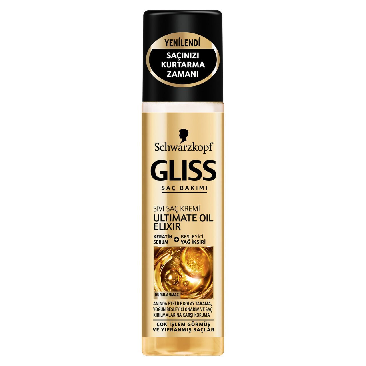 GLISS S.KR.SPR.200ML ULT.OİL ELİXİR HASSAS SAÇ 1*6