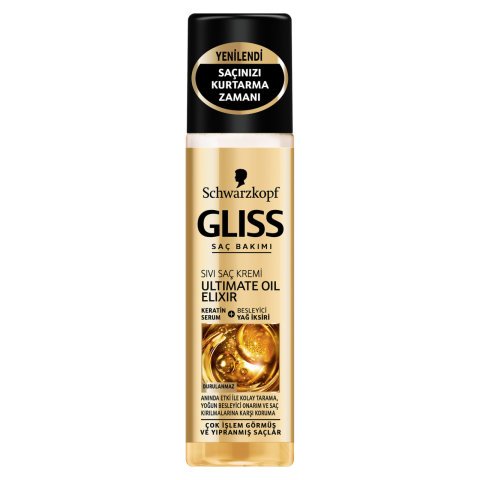 GLISS S.KR.SPR.200ML ULT.OİL ELİXİR HASSAS SAÇ 1*6