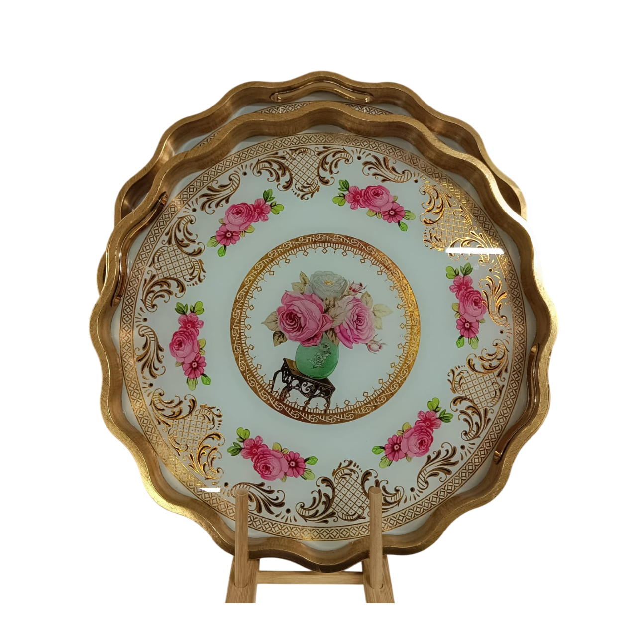 AROW TEPSİ 2'Lİ OVAL DALGALI DESENLİ TR-6771 1*4