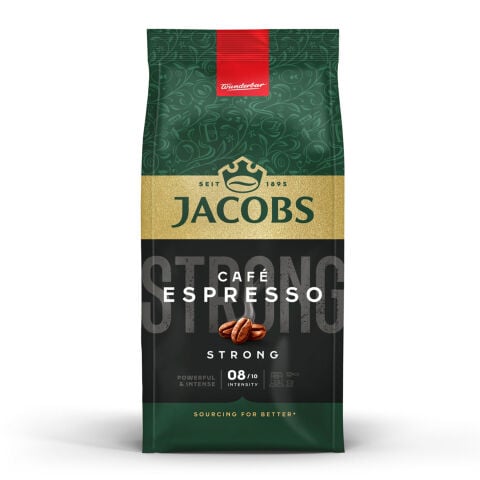 JACOBS ESPRESSO 500G STRONG KAVRULMUŞ KAHVE ÇEKİRDEĞİ 1*6