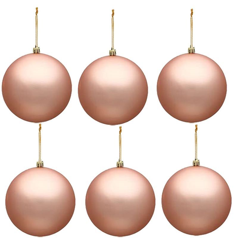 YILBAŞI ORC 6'LI TOP PARLAK ROZE GOLD 4006AB *