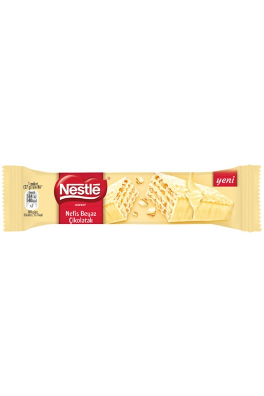 NESTLE GOFRET .BEYAZ ÇİKOLATALI NEFİS GOFRET 27GR 1*20*12