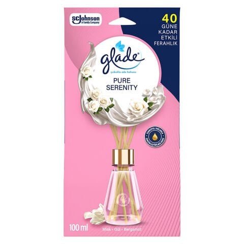 SC.GLADE ODA KOKUSU ÇUBUK PURE SERENITY ( MİSK GÜL BERGAMOT ) 100ML 1*6