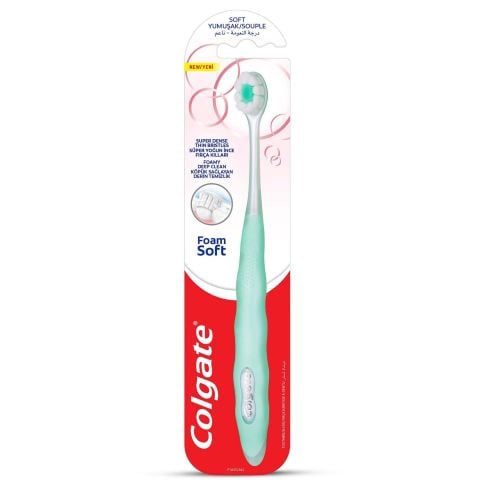COLGATE DİŞ FIRÇASI FOAM SOFT YUMUŞAK TEKLİ 1*12