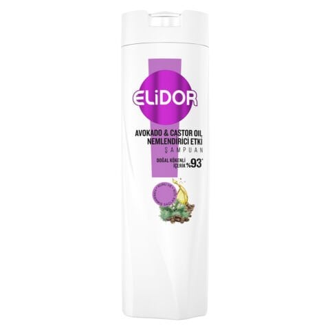 ELİDOR ŞAMPUAN 400ML AVOKADO &CASTOR OIL NEMLENDİRİCİ ETKİ 1*18