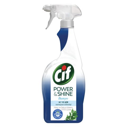 CİF YÜZEY SPREY POWER&SHİNE BANYO 750ML 1*12