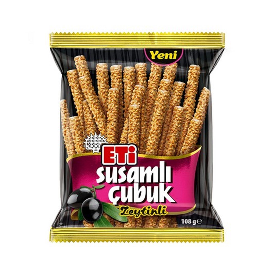 ETİ KR.SUSAMLI ZEYTİNLİ ÇUBUK KRAKER 108GR 1324100 1*10