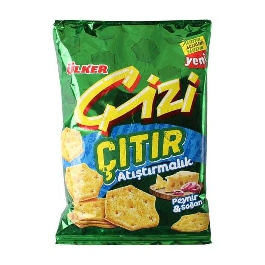 ÜLKER B.KR.ÇİZİ ÇITIR PEYNİR&SOĞAN ATIŞ.80GR 1083-05 1*14