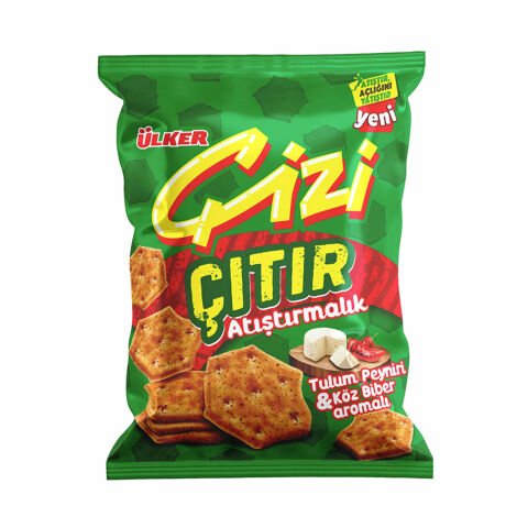 ÜLKER B.KR.ÇİZİ ÇITIR TUL.PEY&KÖZ BİBER 80GR 1082-00 1*14