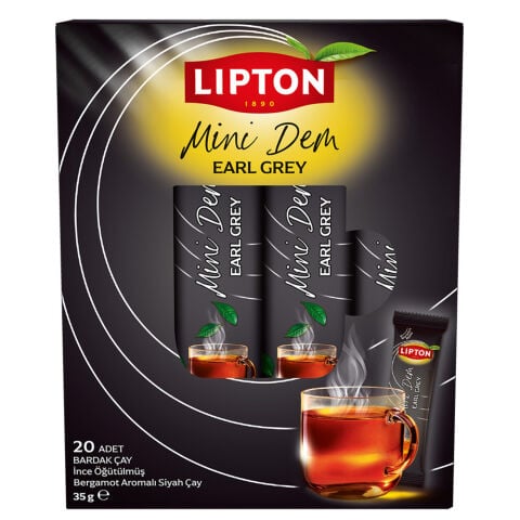 LİPTON BARDAK EARLGREY 20'Lİ (20X1,75G ) 35G MİNİ DEM 1*12