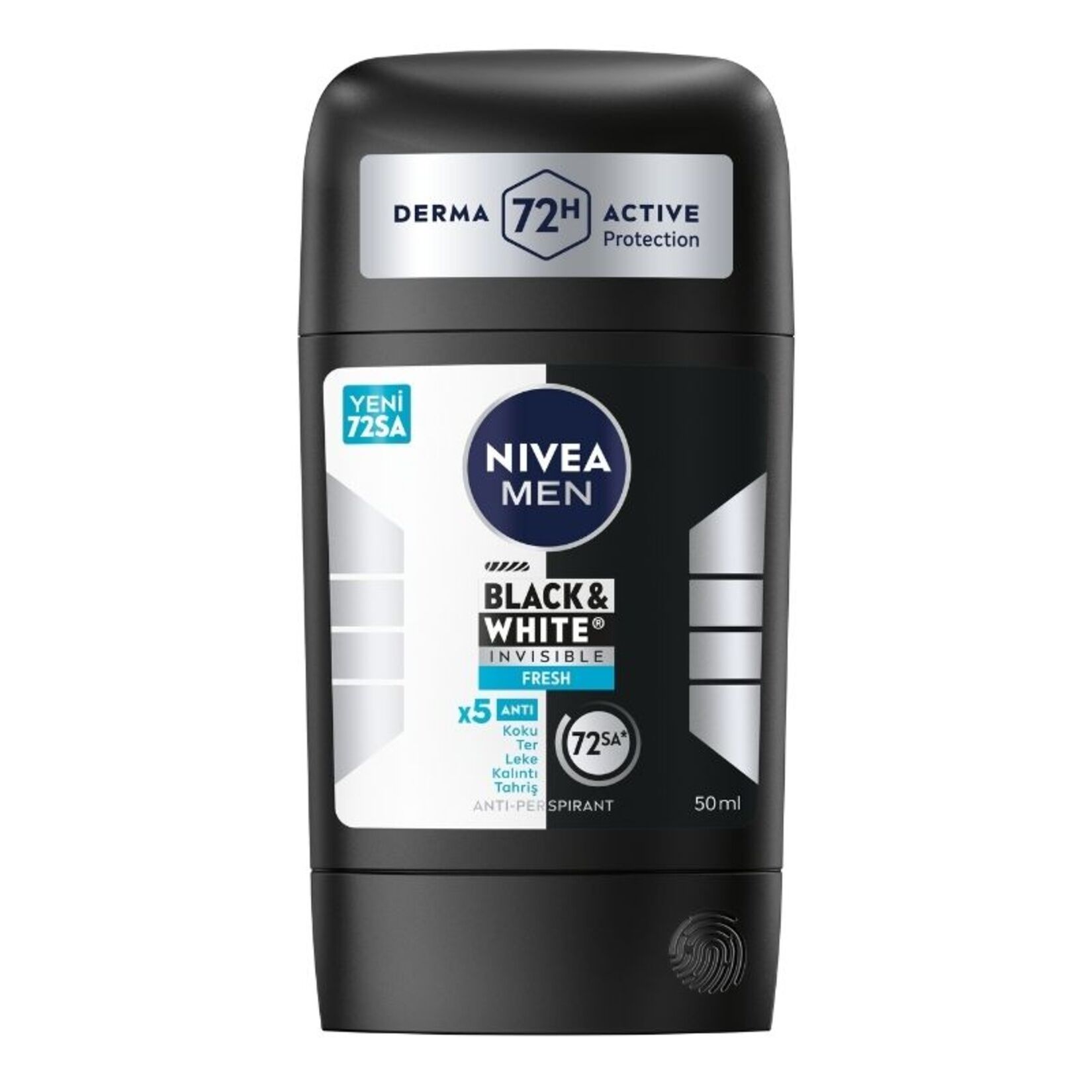 NIVEA .STİCK MEN 50ML BLACK& WHİTE INV.FRESH 72SA 83168 1*15