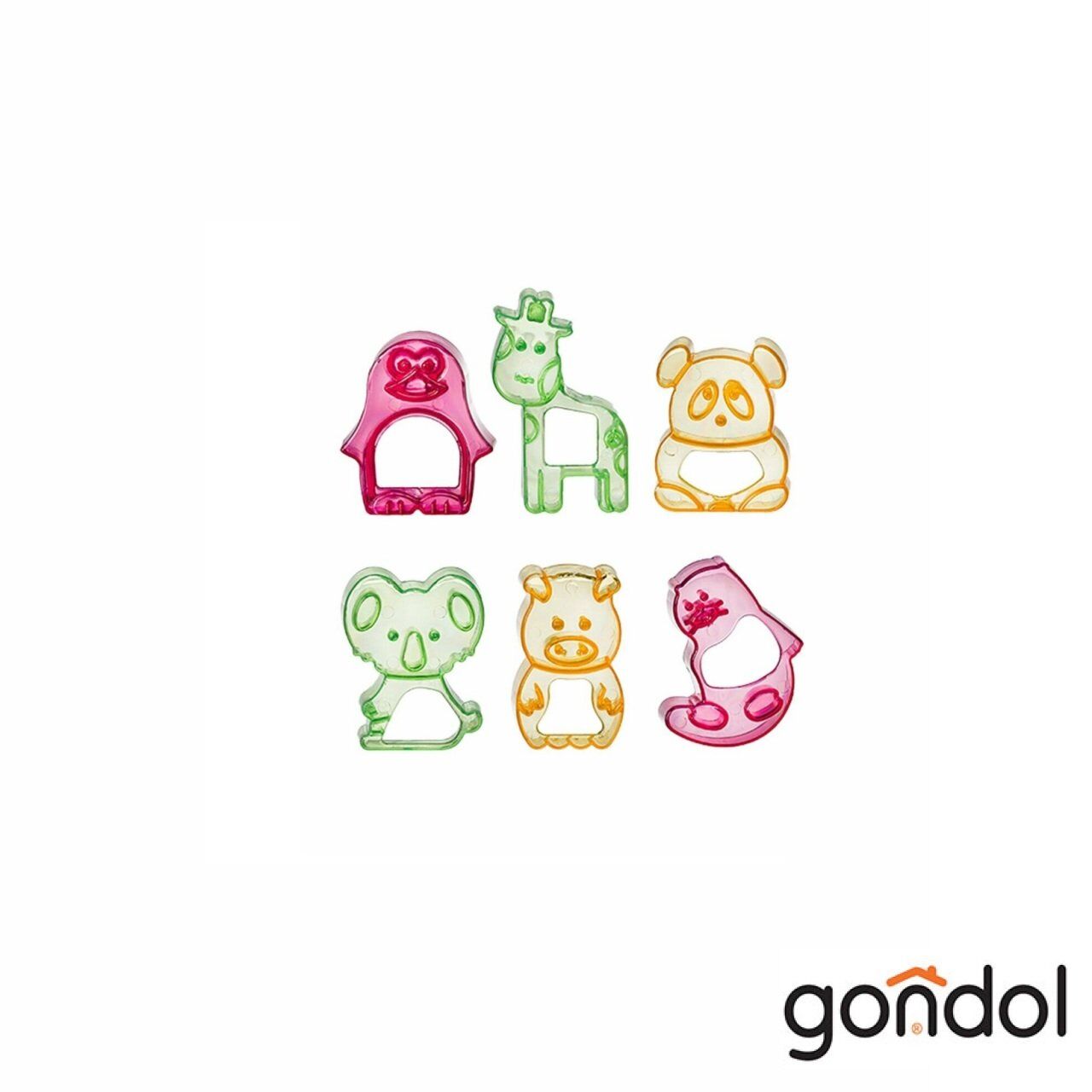 GONDOL KALIP BİSKÜVİ 6LI ANİMALS G250 1*48