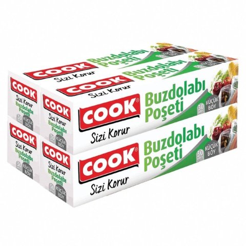 COOK BUZDOLABI POŞETİ 4AL3ÖDE KÜÇÜK 30'LU 1*24