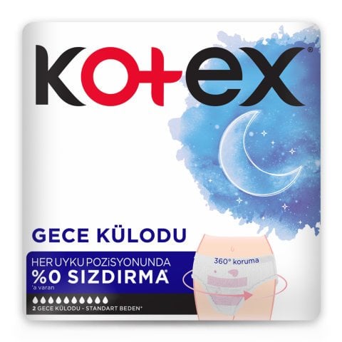 KOTEX GECE KÜLODU 2'Lİ 1*12