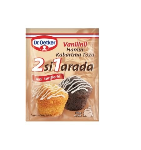 DR.OETKER VANİLİNLİ HAMUR KABARTMA TOZU 2İN1 3LÜ 1*4*8