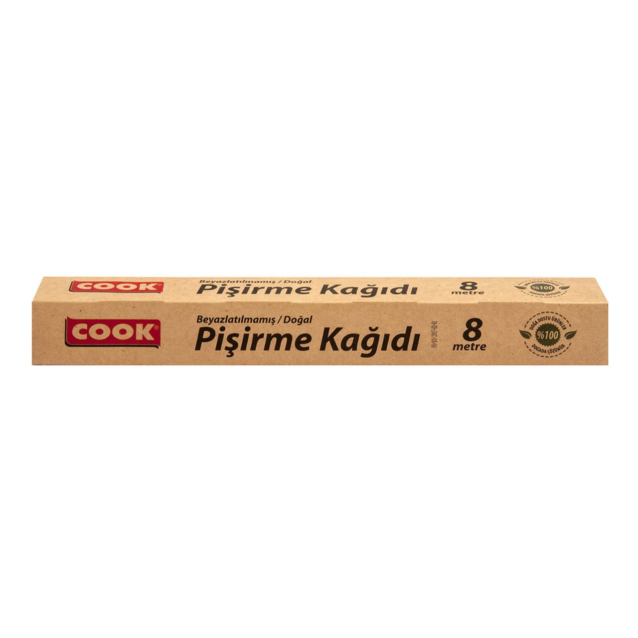 COOK PİŞİRME KAĞIDI DOĞAL BEYAZLATILMAMIŞ 37CM*8MT 1*24
