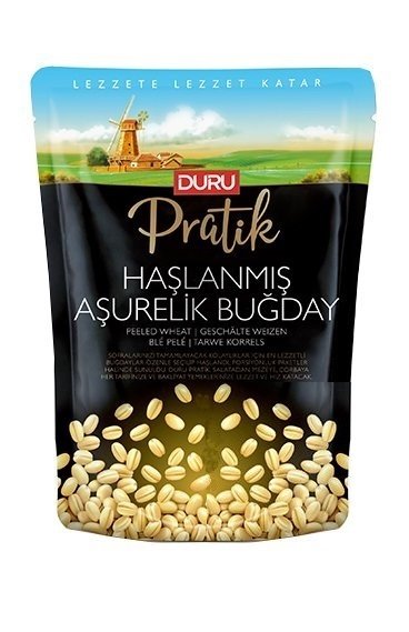 DURU BAK.PRATİK HAŞLANMIŞ AŞURELİK BUĞDAY 250G 1*8