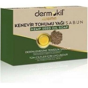 DERMOKİL SABUN 100GR KENEVİR TOHUMU YAĞI 1*24