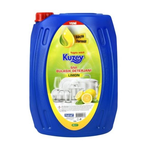KUZEY BULAŞIK DET.SIVI 4KG LİMON 1*4