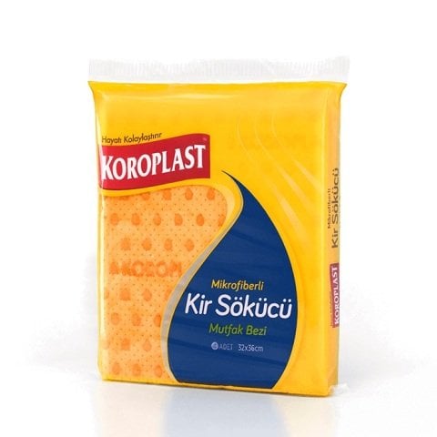 KOROPLAST MUTFAK BEZİ M.FİBER KİR SÖKÜCÜ 4'LÜ 1*24