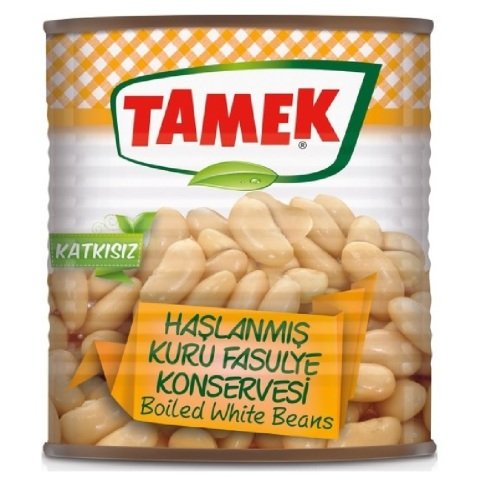 TAMEK HAŞLANMIŞ KURU FASÜLYE 800GR TNK 1*12