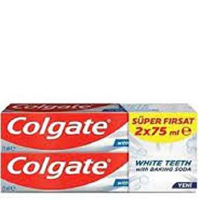 COLGATE M.WHİTE TEETH 75ML+75ML 1*24