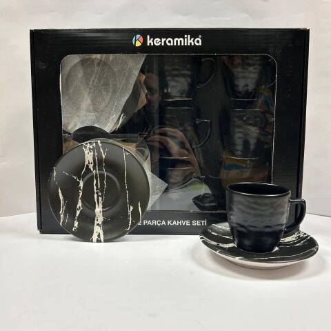 ZC.KERAMİKA 6'LI KAHVE SETİ 125 1*6  ÖZPORSELEN