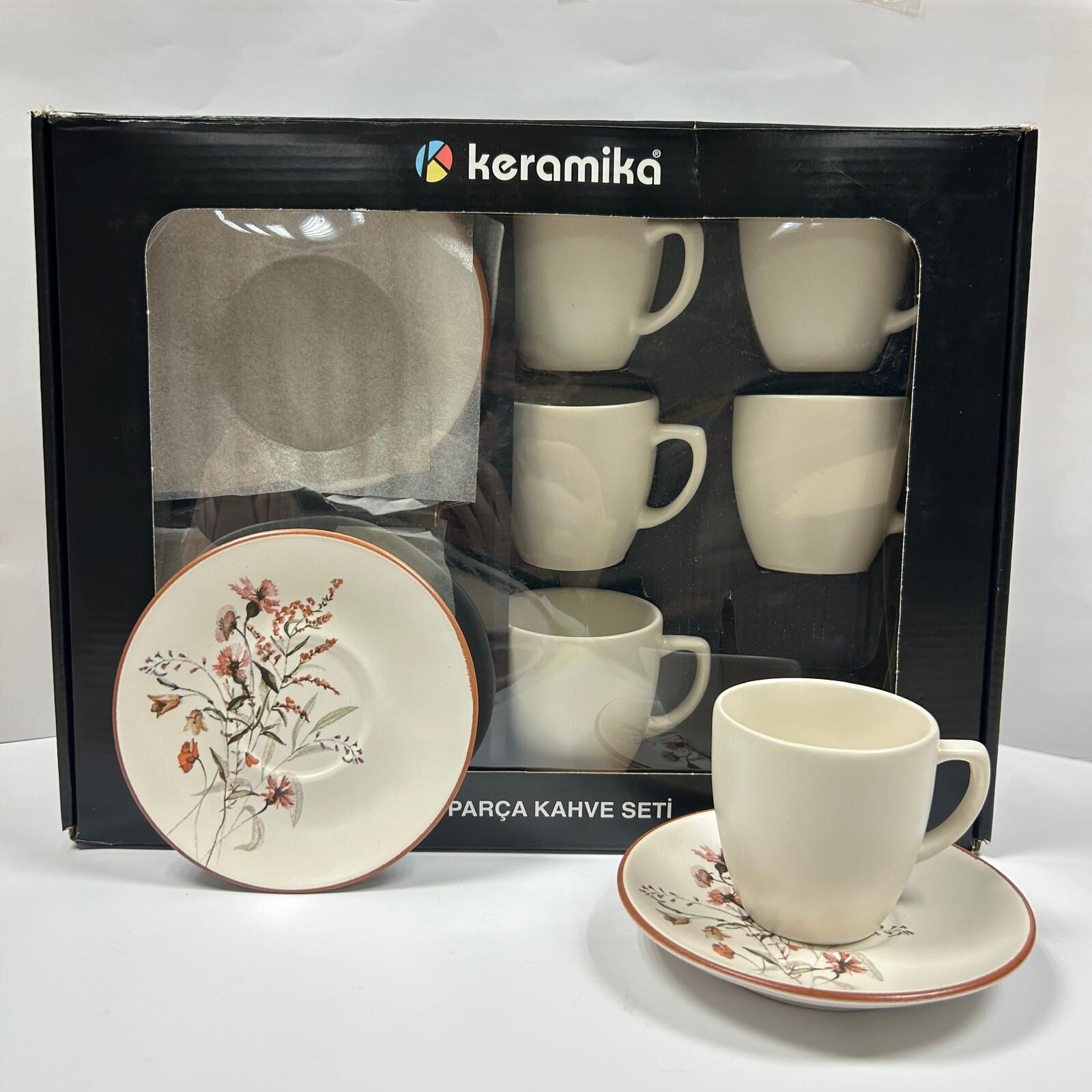 ZC.KERAMİKA 6'LI KAHVE SETİ 125 1*6  ÖZPORSELEN