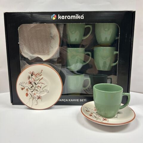 ZC.KERAMİKA 6'LI KAHVE SETİ 125 1*6  ÖZPORSELEN