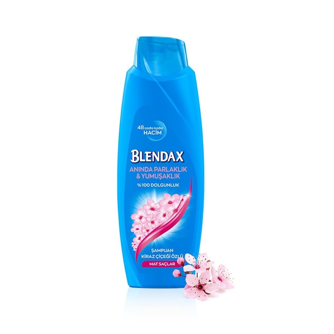 BLENDAX ŞAMPUAN 500ML KİRAZ ÇİÇEĞİ ÖZLÜ MAT SAÇLAR 1*12