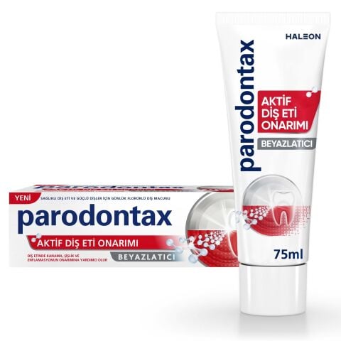 PARODONTAX 75ML AKTİF DİŞ ETİ ONARIMI BEYAZLATICI 1*12