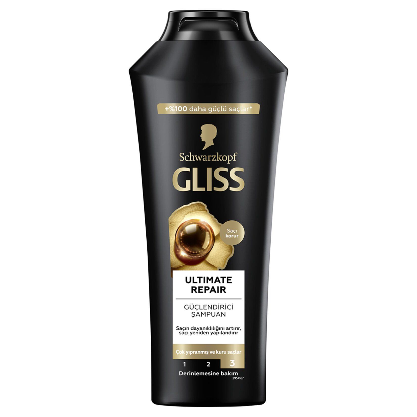 GLISS Ş.400ML ULTIMATE REPAIR GÜÇLENDİRİCİ ÇOK YIPRANMIŞ SAÇ 1*12