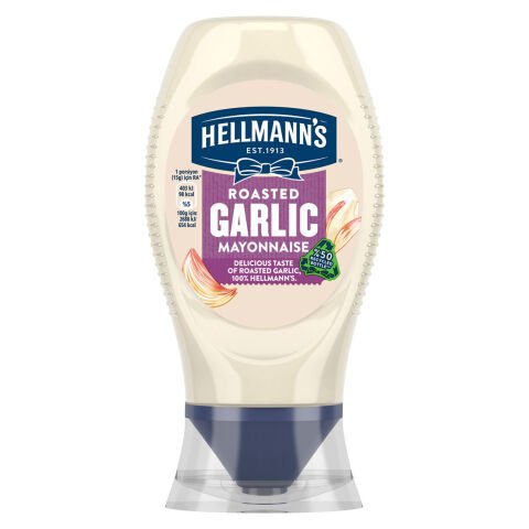 HELLMANN'S MAYONEZ 235G SARIMSAKLI PET 1*12