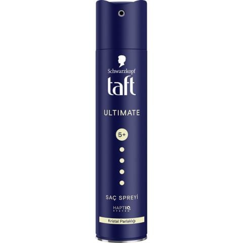 TAFT SAÇ SPREYİ ULTIMATE 5+ KRİSTAL PARLAKLIĞI 250ML 1*10