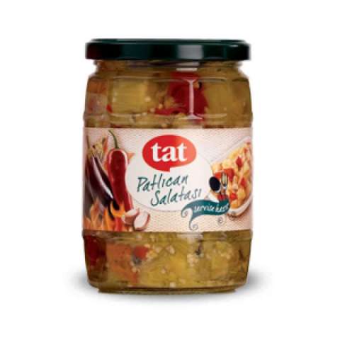 TAT .KÖZLENMİŞ PATLICAN SALATASI 520GR 1*12