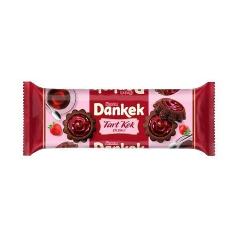 ÜLKER K.DANKEK  TART KEK 6LI 180GR ÇİLEKLİ 1033-04 1*12